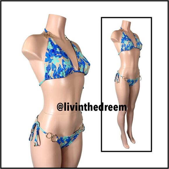 Beach Bunny Shannon Triangle Top DD & Audrey Tango Bottom L $235 - Picture 10 of 14